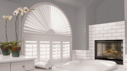 Shutters for Uniquely-Shaped Windows in Houston